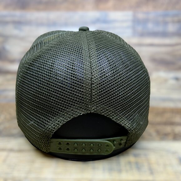 Defunct Lone Star Beer Unisex Trucker Hat Olive Snapback Texas Cactus Ball Cap - Picture 5 of 8